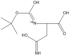 Boc-Asn-OH-[α-amine-15N]